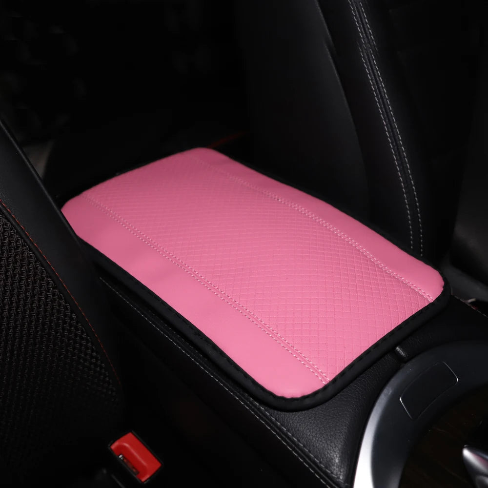Embossed Car Armrest Pad Center Console