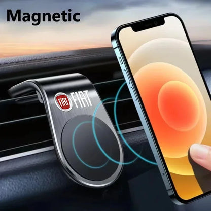 Magnetic Car Phone Holder – Air Vent Clip Mount with Laser Logo