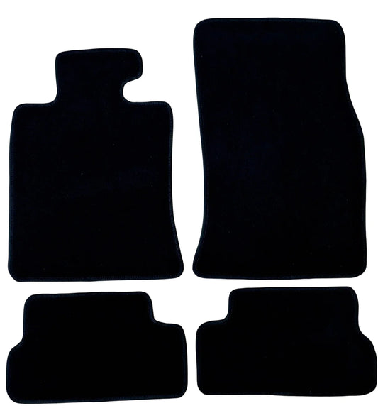 Custom Fit Carpet Floor Mats – Full Set Black
