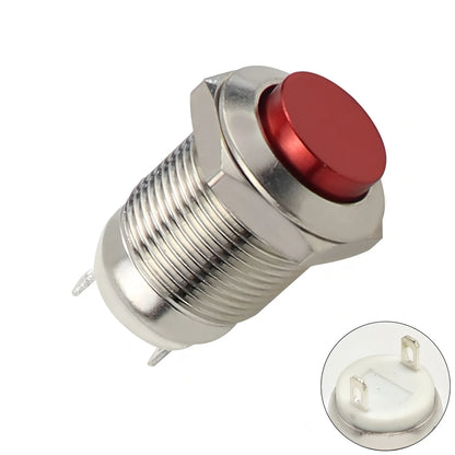 12mm Waterproof Metal Momentary Push Button Switch