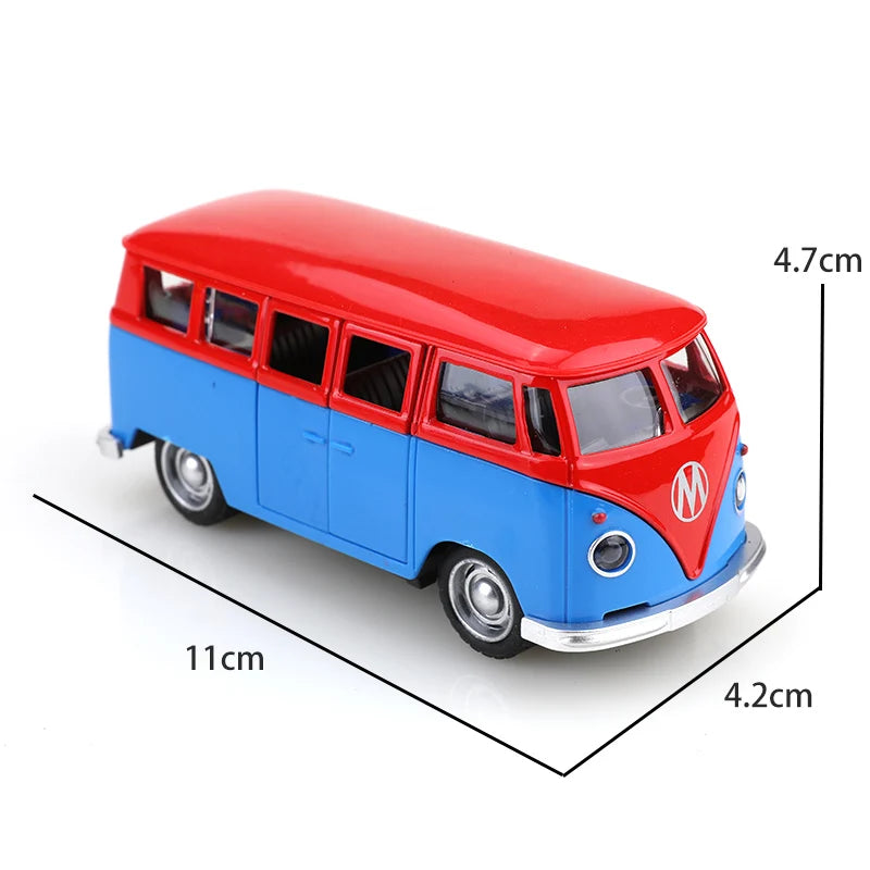 1:38 Diecast T1 Bus Model – Retro Collector Toy