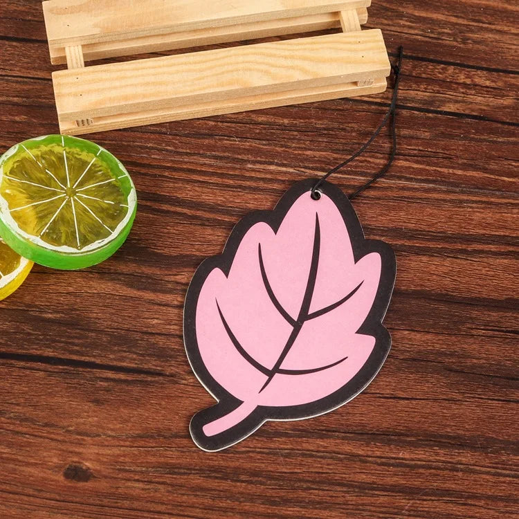 Leaf-Shaped Hanging Car Air Freshener