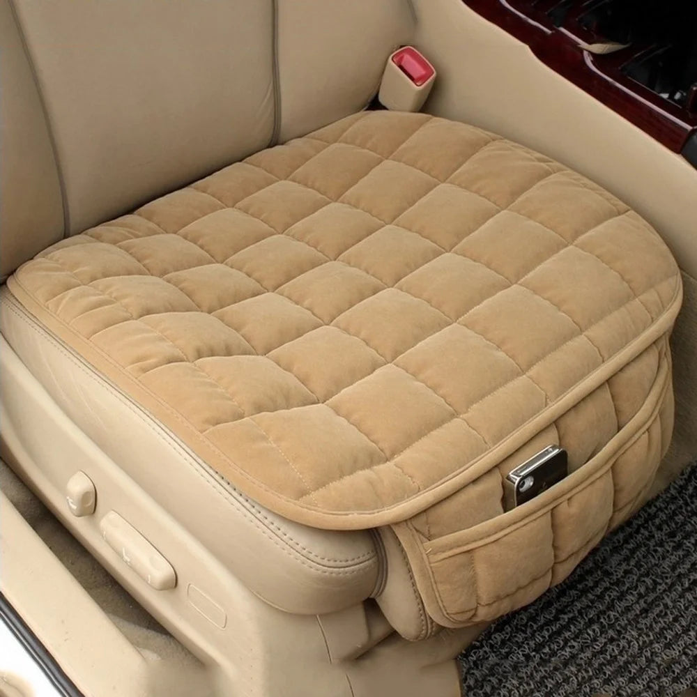 Winter Warm Car Seat Cushion – Anti-Slip Plush Seat Cover Pad