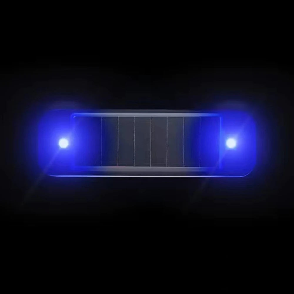 Mini Solar Car Anti-Theft Warning Light – Wireless LED Flashing Alarm