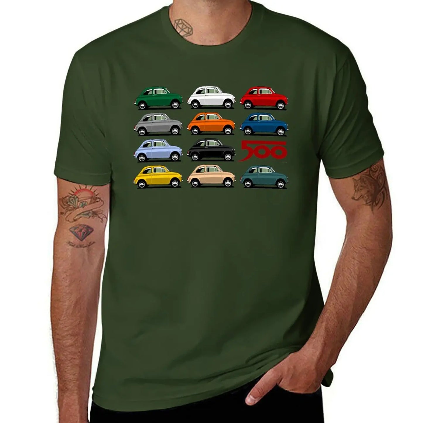500 Car Side View T-Shirt