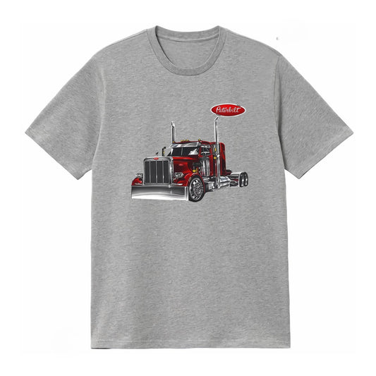 Trucker Graphic Cotton T-Shirt | Casual Streetwear Unisex Tee