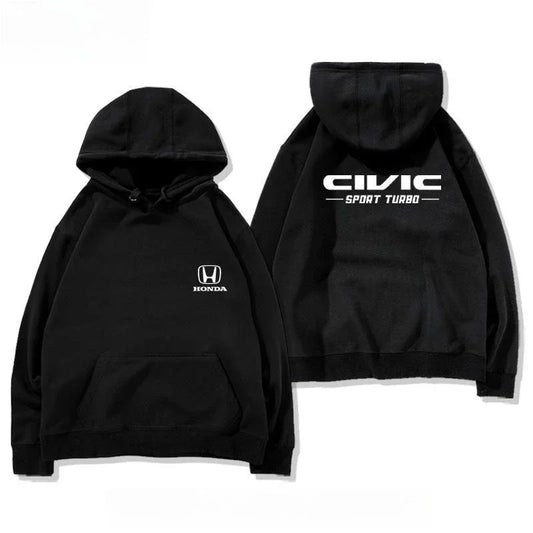 JDM Car Culture Hoodie – Oversized Polyester Pullover