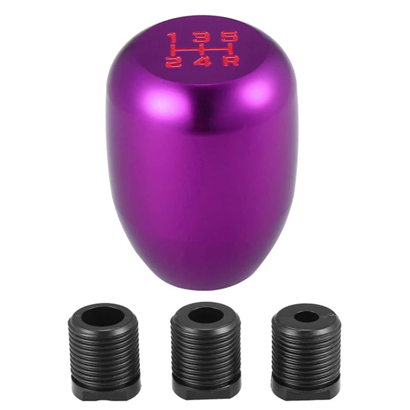 5 Speed Universal Metal Car Gear Shift Knob