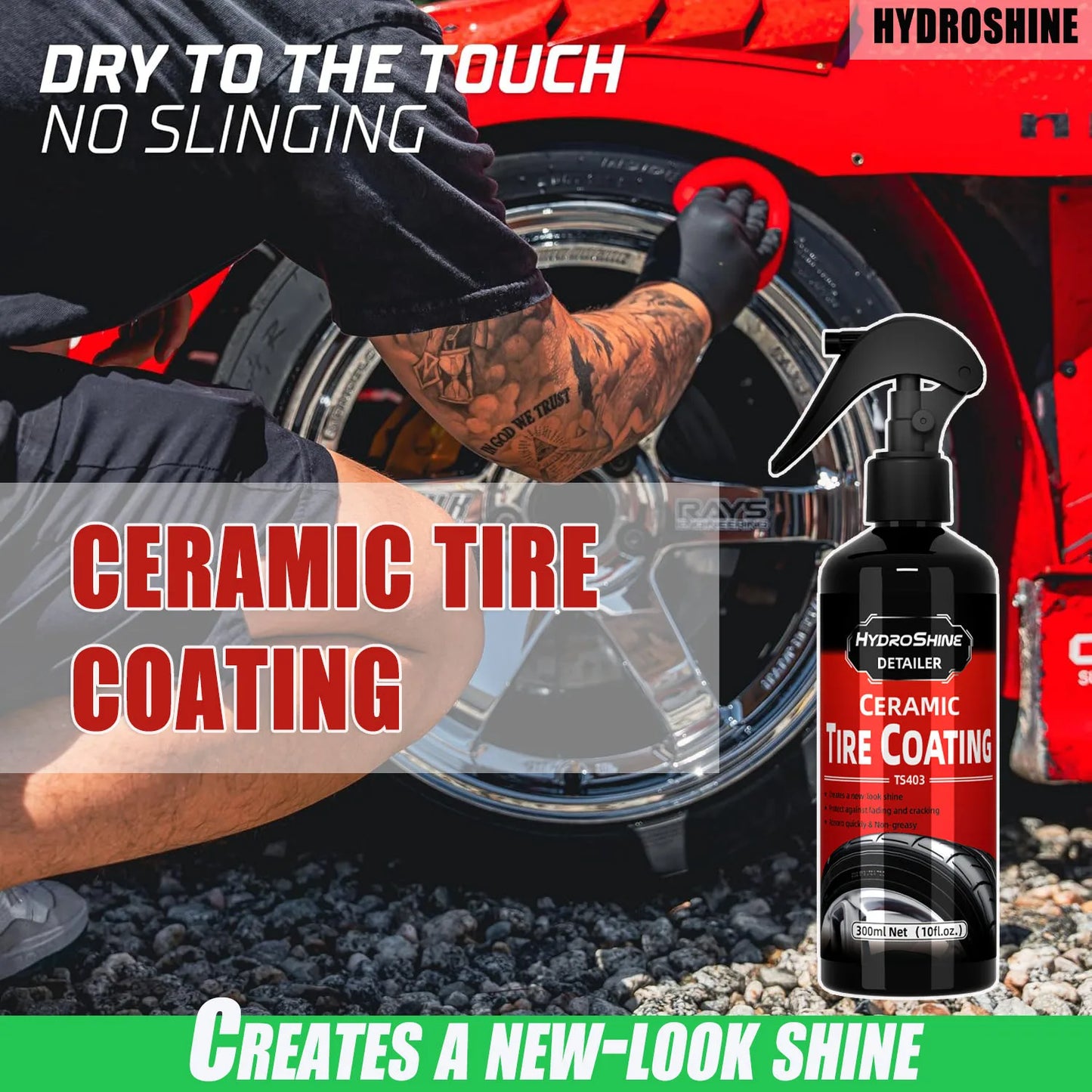 HydroShine Tire Coating Spray