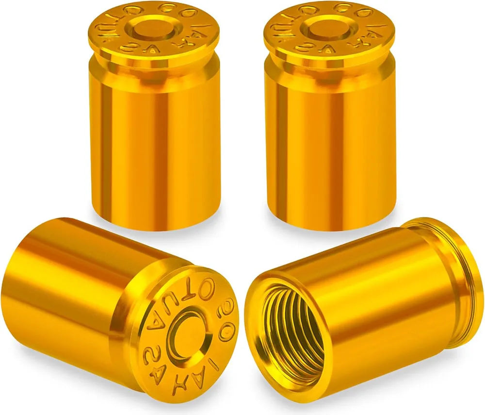 4PCS Aluminum Alloy Car Tire Valve Stem Caps