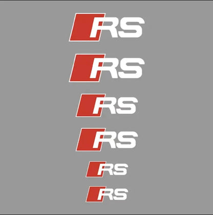 Car Brake Caliper Sticker – High Temp Waterproof Decal (Set of 6)