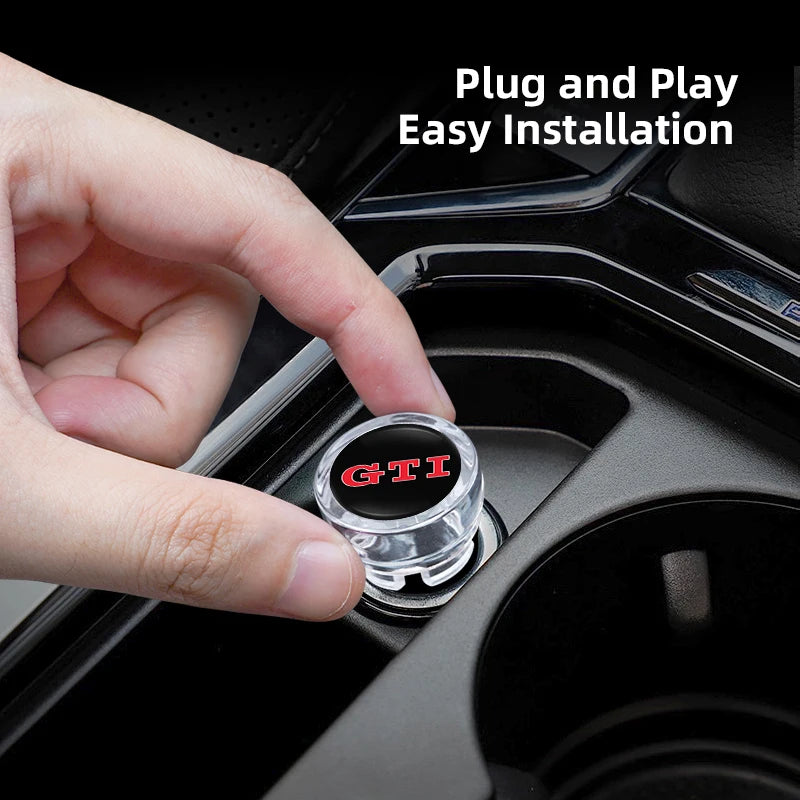 Car Cigarette Lighter Dustproof Cover – ABS, 6 Colors