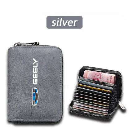 Car Door Storage Pocket Organizer – PU Leather Card Holder