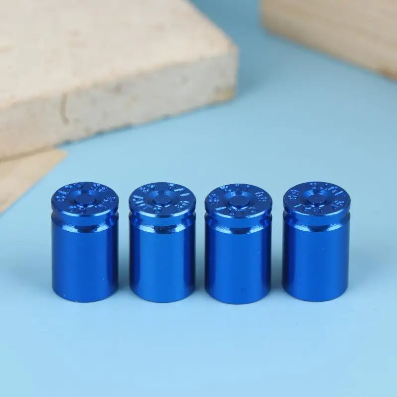 Aluminum Alloy Tire Valve Stem Caps Set of 4 | Universal Fit